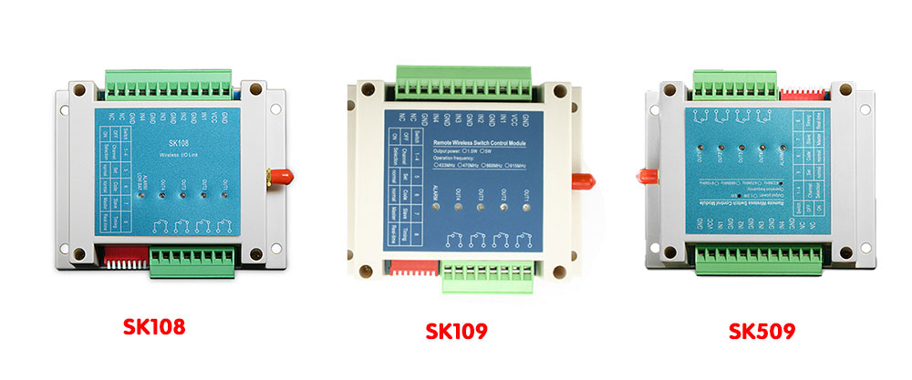 無線開關量模塊SK108、SK109、SK509