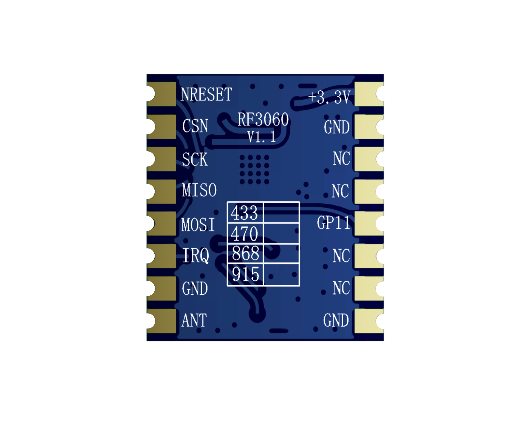 RF3060 無(wú)線(xiàn)收發(fā)模塊
